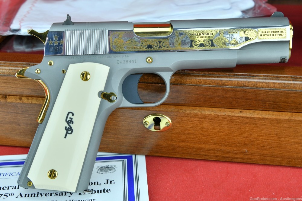 LIMITED Colt Government Model 1911 *GEN. GEORGE S. PATTON, #65 of 500*-img-1