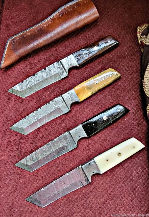 Damascus FULL TANG TANTO DESIGN knife -img-1