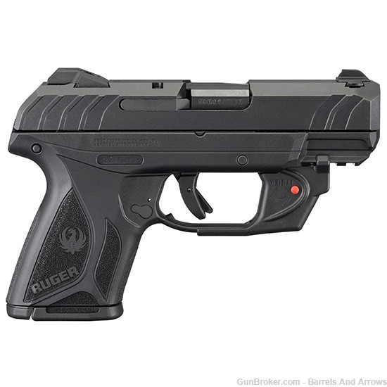 Ruger 3830 Security 9 Compact Semi-Auto Pistol, 9MM, 3.42" Bbl, Black-img-0