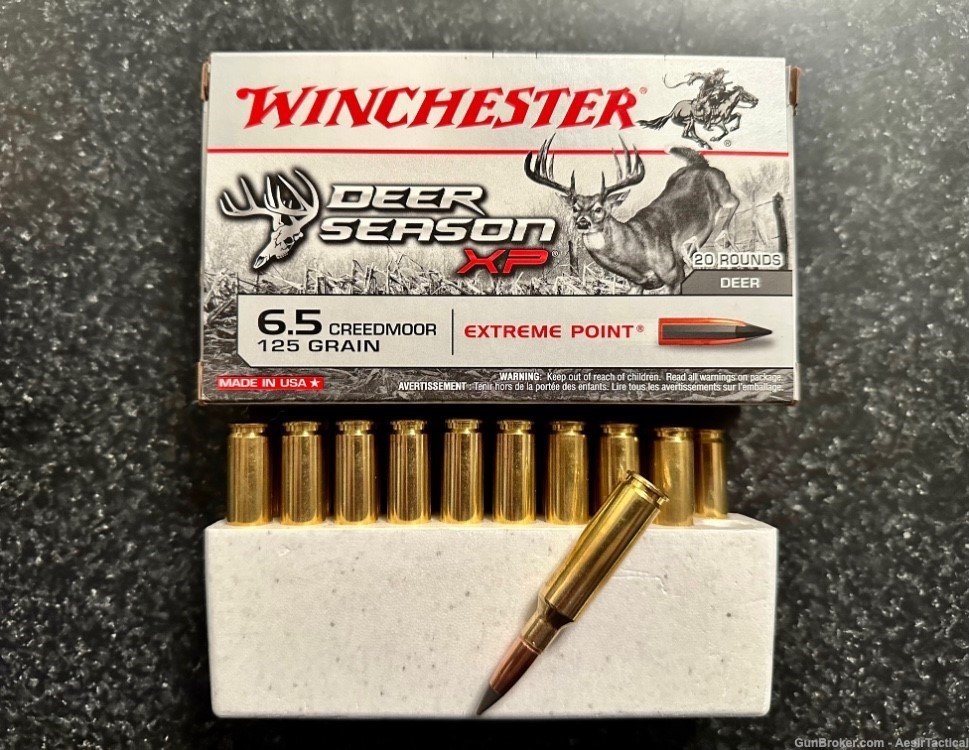 Winchester Deer Season XP 6.5 Creedmoor 125gr 20 round box-img-0