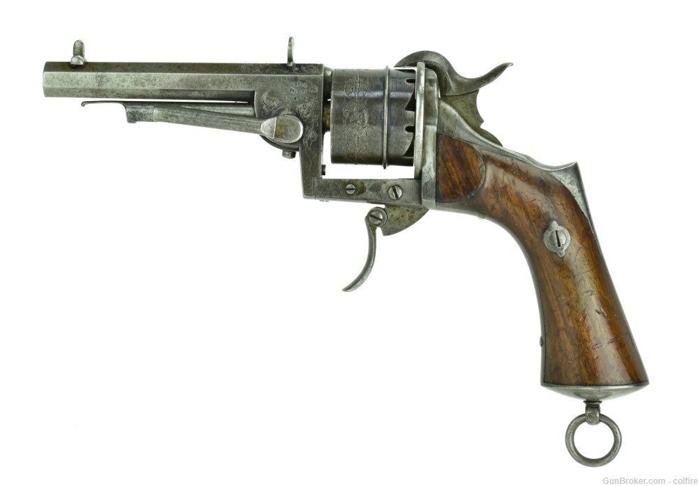 Scarce Loron Patent Pinfire Revolver (AH5280)-img-0