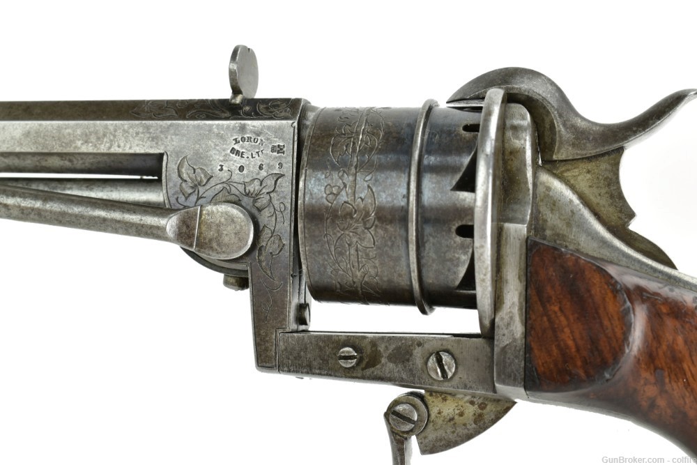 Scarce Loron Patent Pinfire Revolver (AH5280)-img-4