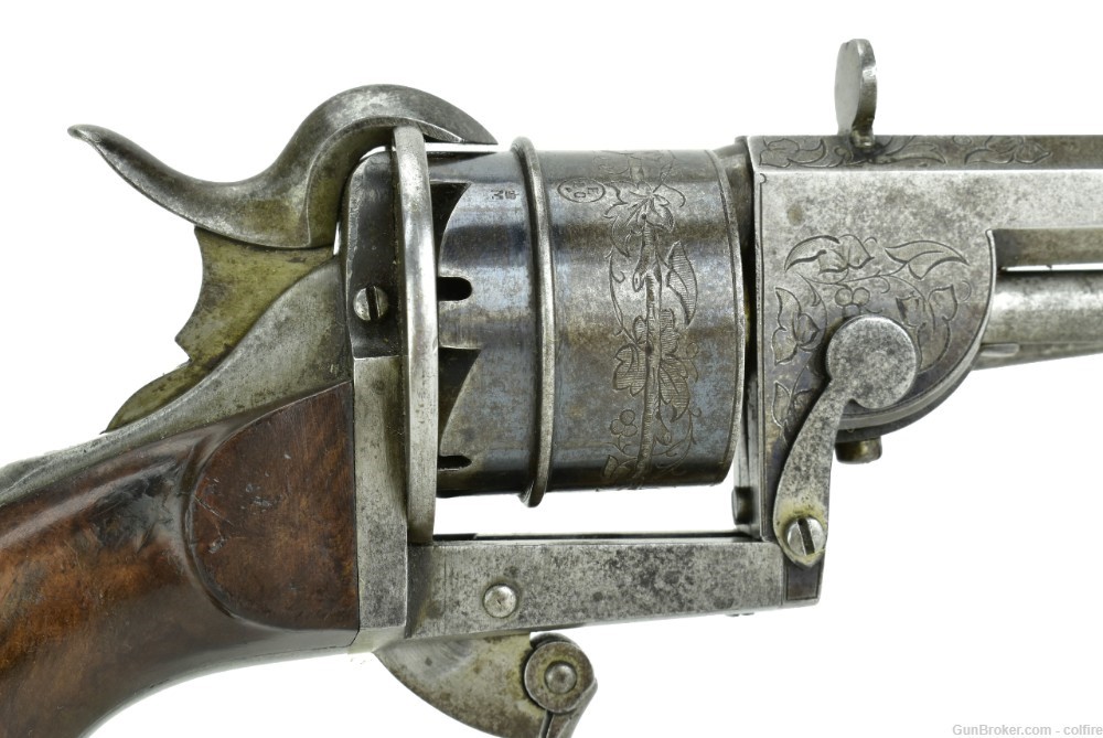Scarce Loron Patent Pinfire Revolver (AH5280)-img-3