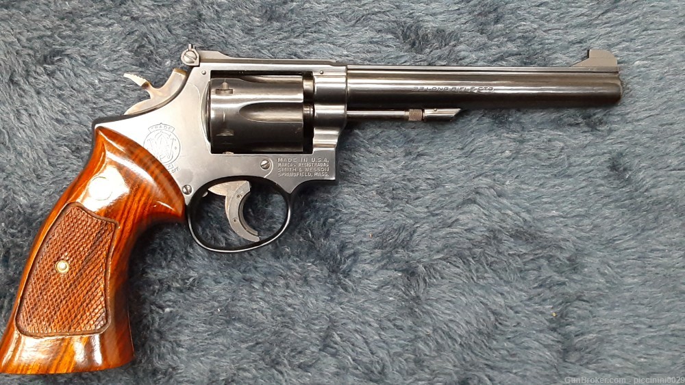 Smith & Wesson Model 17-3 K22 Masterpiece pinned & recessed-img-1