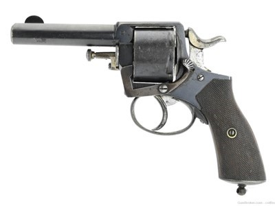 Clement Patent Revolver Caliber approximately 11mm Centerfire (AH5708)