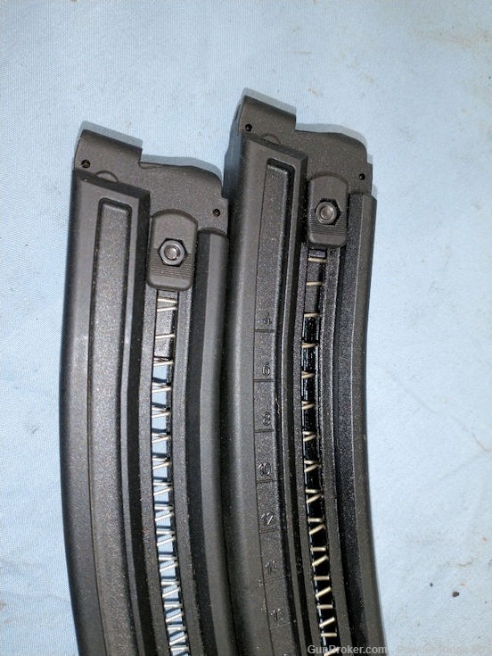 22 cal magazines, unknown....pair-img-2