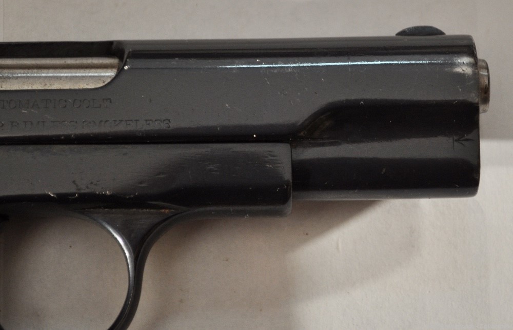 Colt 1903 Hammerless .32 Pocket Pistol c. 1912 Exc Cond re-blue-img-5