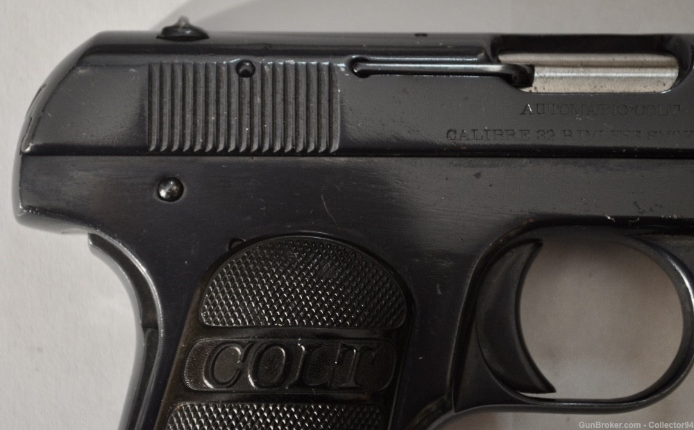 Colt 1903 Hammerless .32 Pocket Pistol c. 1912 Exc Cond re-blue-img-7