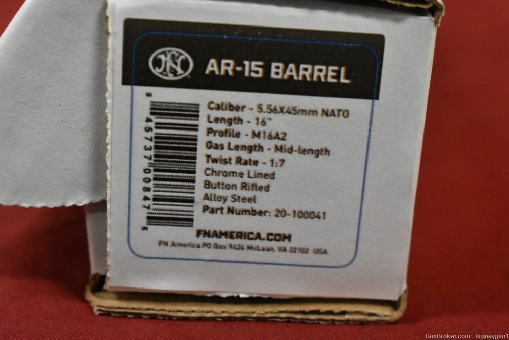 FN Barrel 5.56 16" 20-100041 AR-15 M16A2 FN-FN-img-2