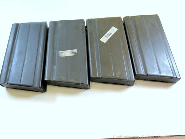 FN-FAL Metric .308 Nato 20-Rd Mags Made in Austria Lot of 4-img-0