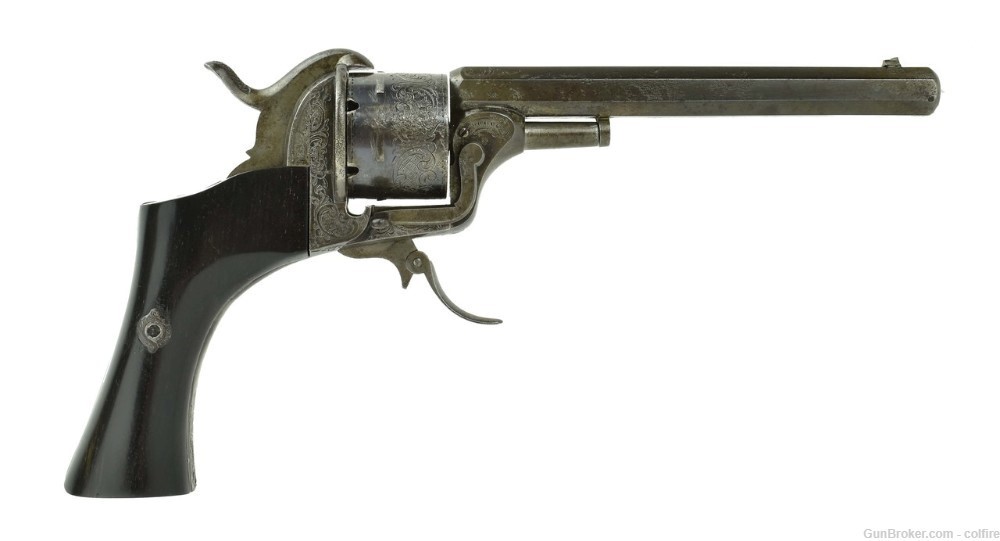 Comblain Brevette Pinfire Revolver (AH4921)-img-1