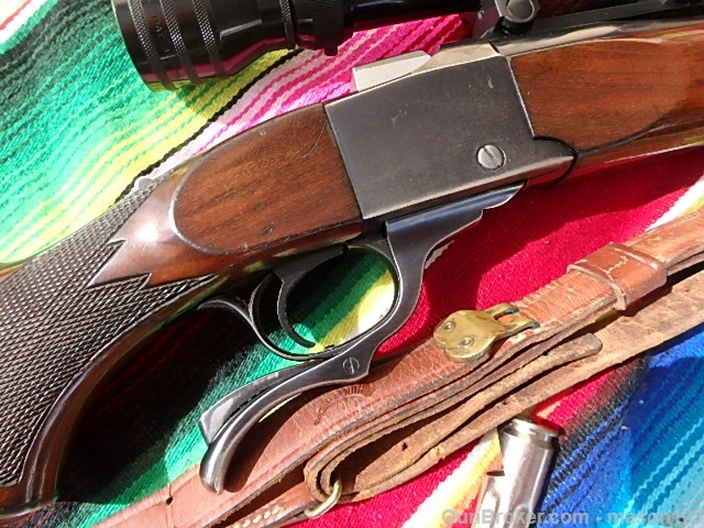 270 WEATHERBY CAL IN A RUGER NO 1 PLUS     6X18 REDFIELD-img-13
