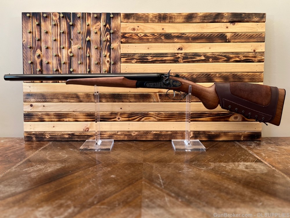 PIETTA 1878 DELUXE HAMMER COACH GUN CASE HARDENED BLUED WALNUT 20" BBL 12GA-img-4
