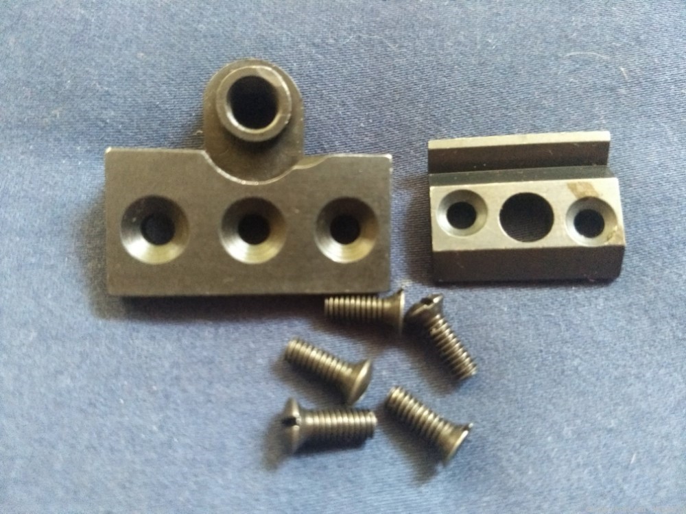  Enfield Base, Mounting Pads +Screws for Scope Mount No4 MK1T L42 SniperSet-img-0