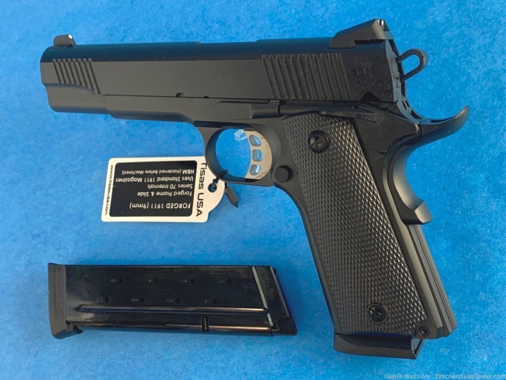 SDS Imports TISSA 1911 Duty Black 9mm 9 RD - NIB-img-0