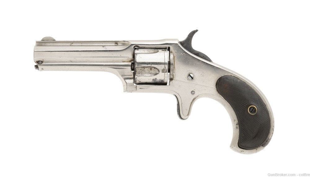 Remington New model No 1 Smoot Revolver .30 Rimfire Short (AH6823)-img-0