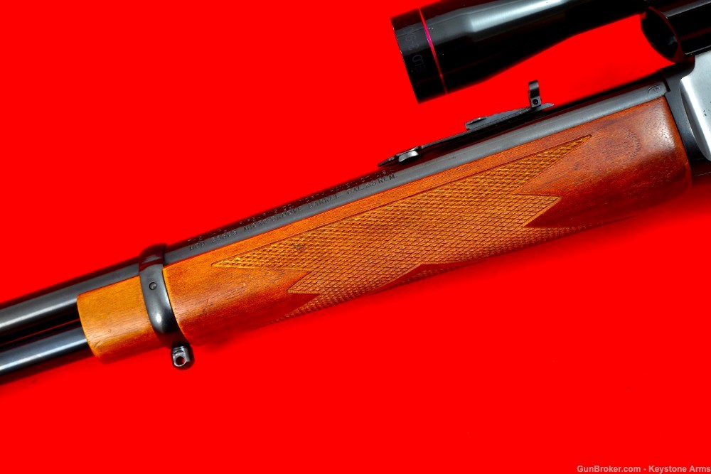 Desired JM Marlin 336CS .35 Remington Blue Finish Checkered Wood & Scope-img-10
