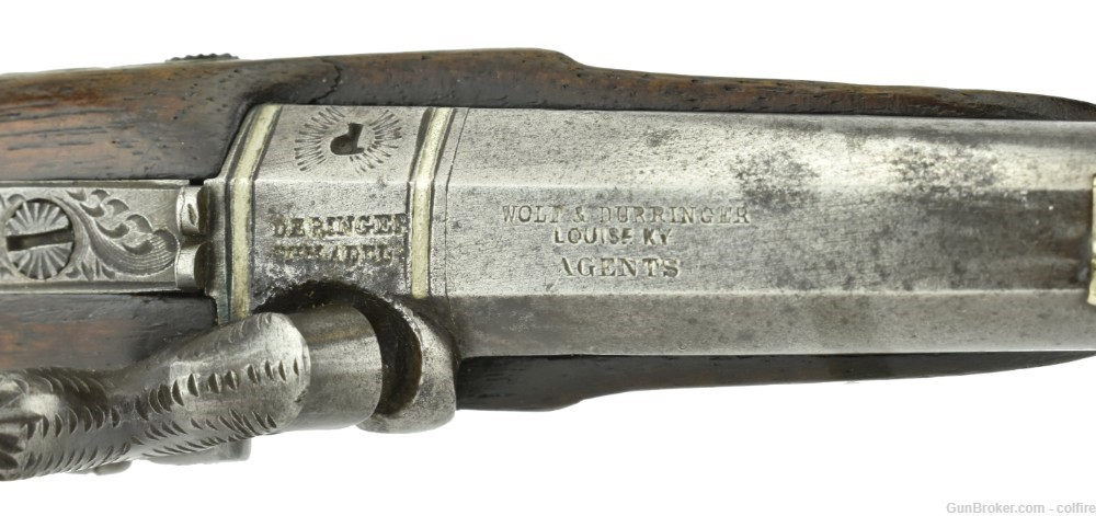 Henry Deringer Wolf & Durringer Agent Marked Pistol (AH4444)-img-3