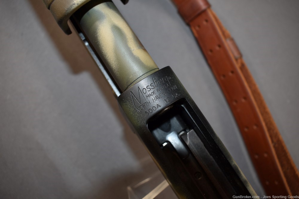 Mossberg 500A - 12G Pump-Action Shotgun w/ 24" Ported Barrel & Camo Finish-img-19