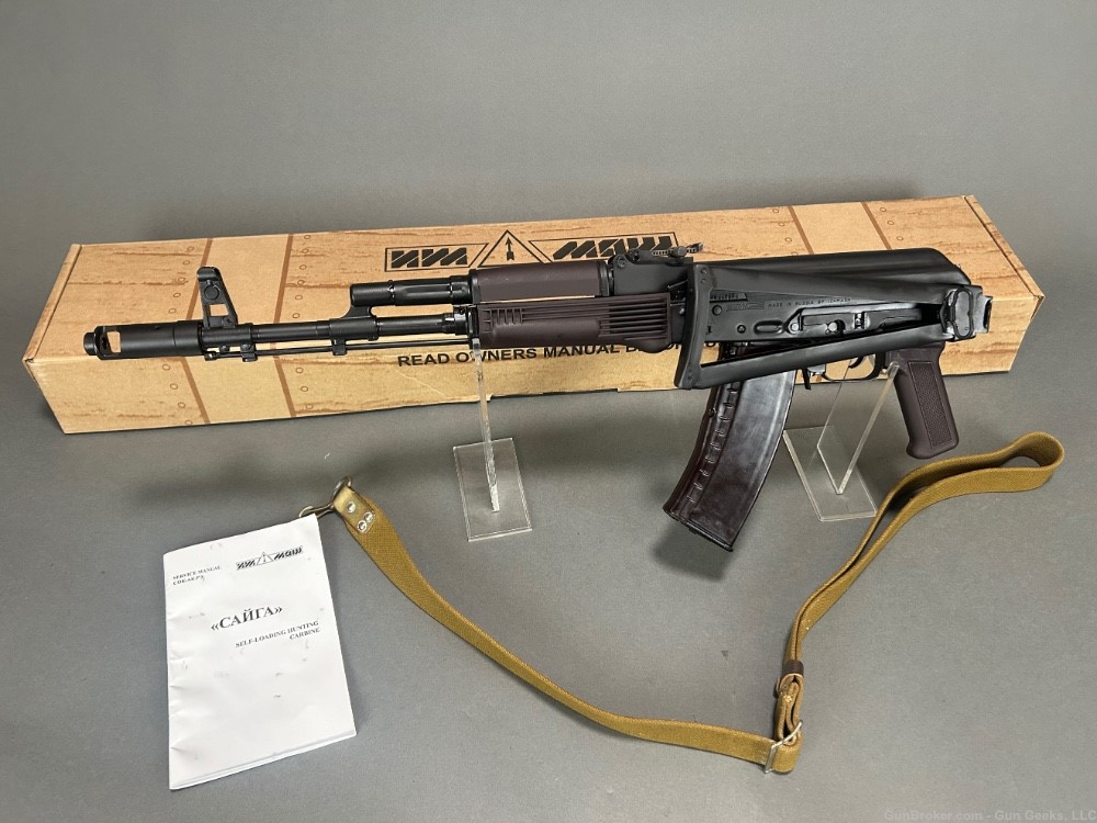 Russian Izhmash Saiga AK74 SIDE FOLDING STOCK 5.45x39 AK-74 Tula Plum RARE!-img-20
