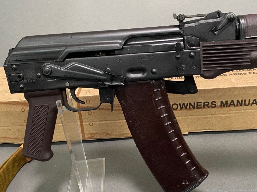 Russian Izhmash Saiga AK74 SIDE FOLDING STOCK 5.45x39 AK-74 Tula Plum RARE!-img-10