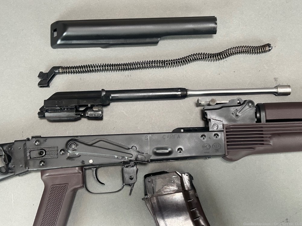 Russian Izhmash Saiga AK74 SIDE FOLDING STOCK 5.45x39 AK-74 Tula Plum RARE!-img-25