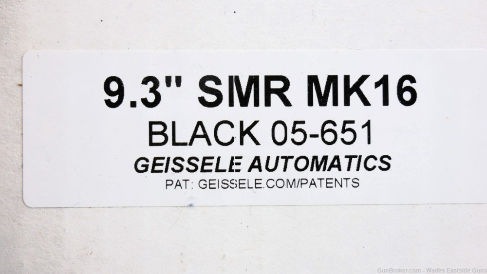 GEISSELE AUTOMATICS 9.3" SUPER MODULAR RAIL MK16 M-LOK BLACK 05-651-img-3