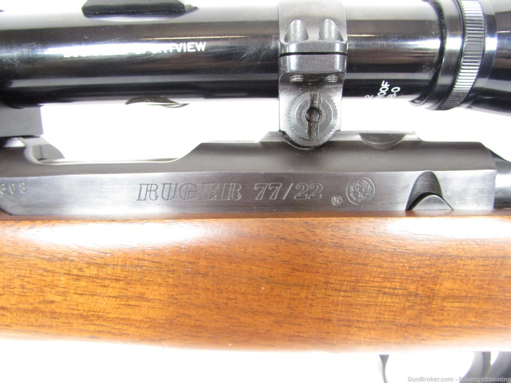 Used: Ruger Model 77/22 .22LR Blue/ Wood with Bushnell Sportview 4x32MM-img-16