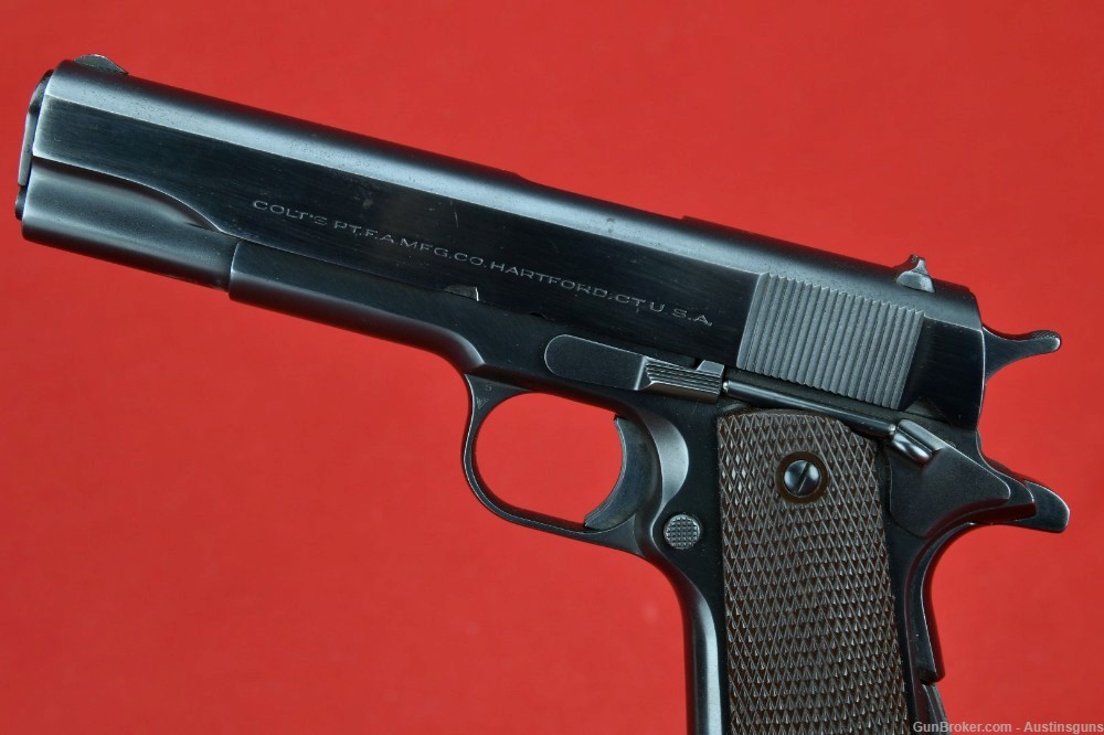 RARE, EARLY Pre-70 Series Colt - 38 Super - “FAT BARREL” - 1911-img-5