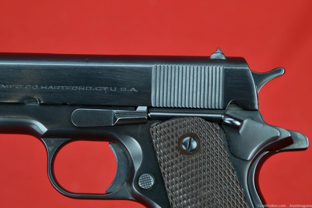 RARE, EARLY Pre-70 Series Colt - 38 Super - “FAT BARREL” - 1911-img-6