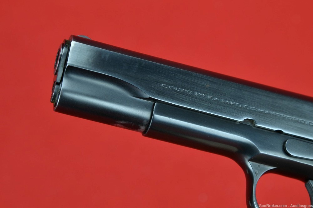RARE, EARLY Pre-70 Series Colt - 38 Super - “FAT BARREL” - 1911-img-12