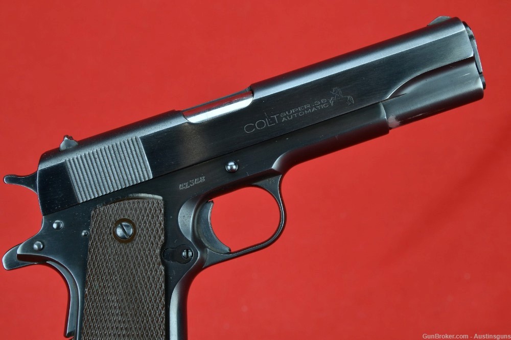 RARE, EARLY Pre-70 Series Colt - 38 Super - “FAT BARREL” - 1911-img-17