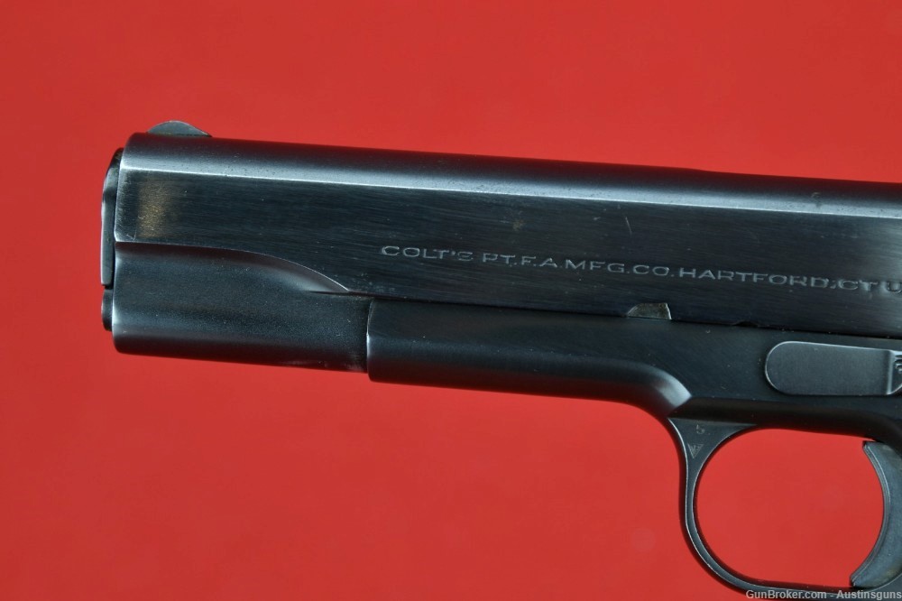 RARE, EARLY Pre-70 Series Colt - 38 Super - “FAT BARREL” - 1911-img-7