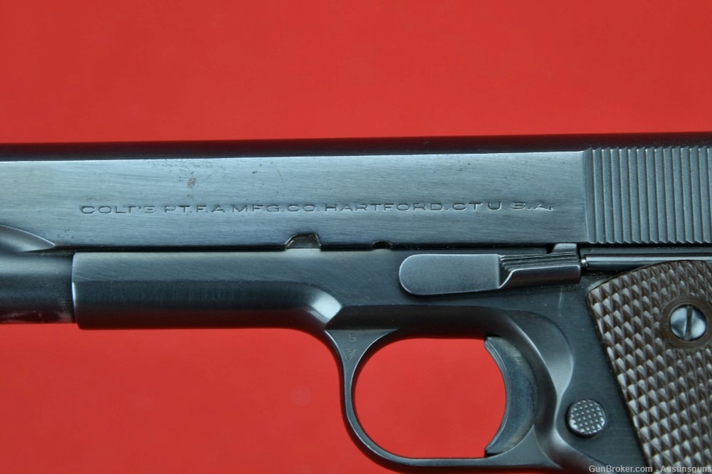 RARE, EARLY Pre-70 Series Colt - 38 Super - “FAT BARREL” - 1911-img-9