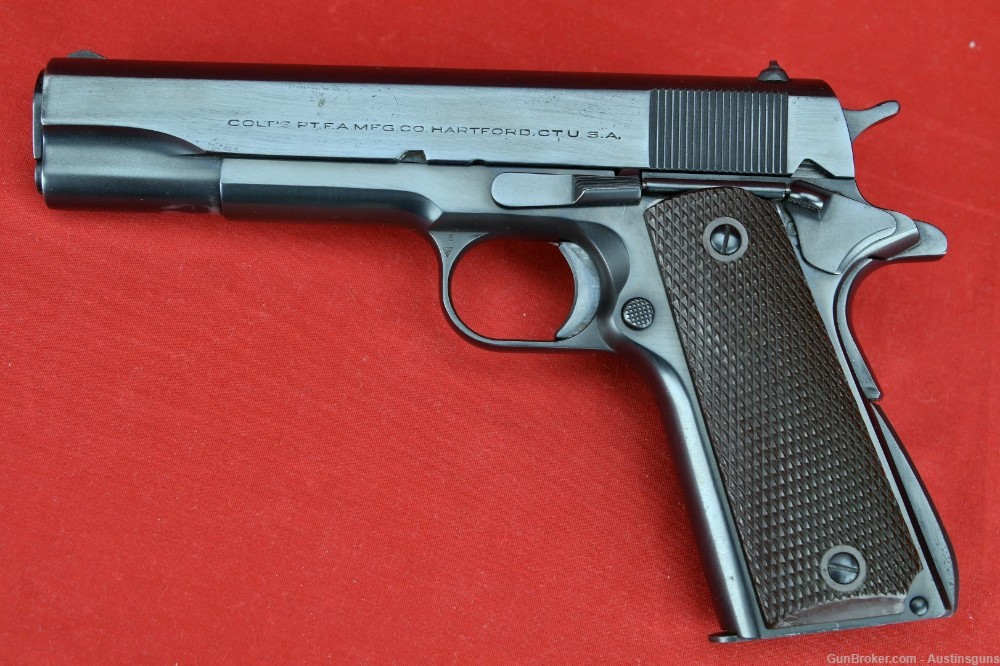 RARE, EARLY Pre-70 Series Colt - 38 Super - “FAT BARREL” - 1911-img-1