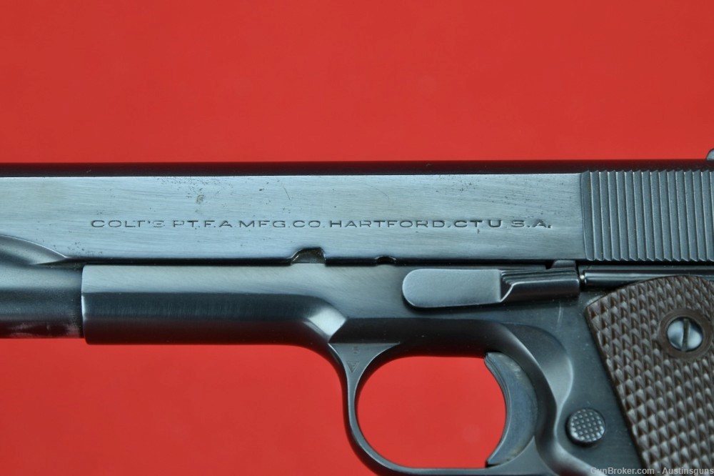 RARE, EARLY Pre-70 Series Colt - 38 Super - “FAT BARREL” - 1911-img-4