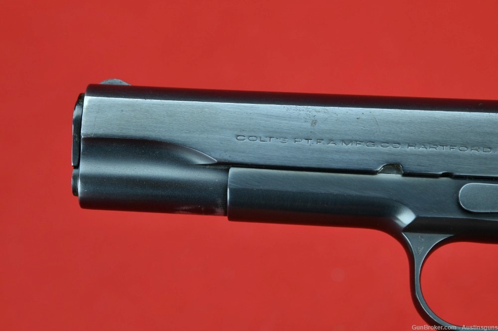 RARE, EARLY Pre-70 Series Colt - 38 Super - “FAT BARREL” - 1911-img-8
