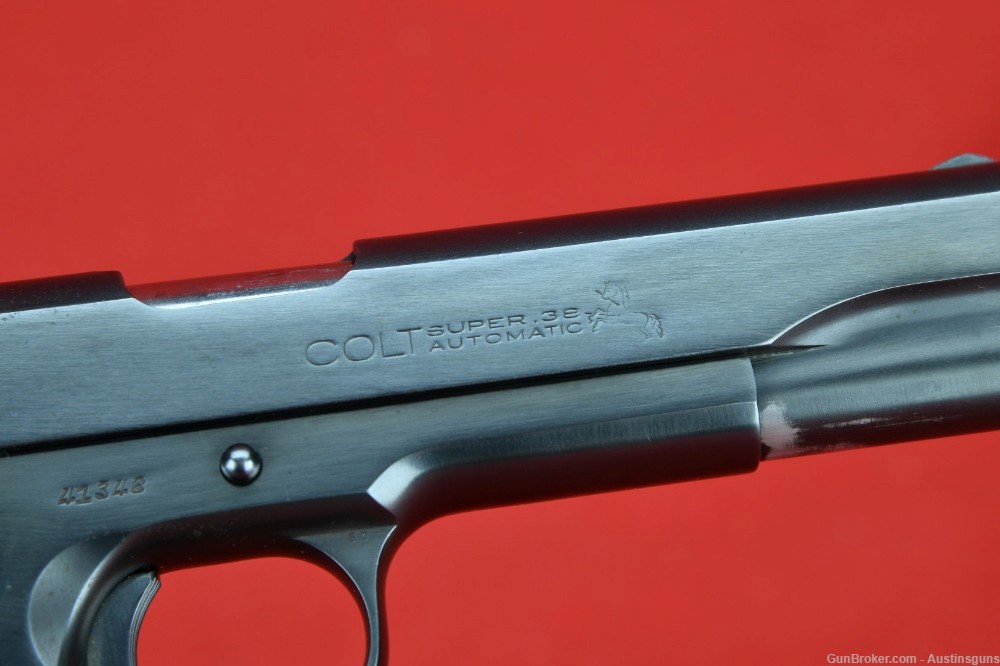 RARE, EARLY Pre-70 Series Colt - 38 Super - “FAT BARREL” - 1911-img-2