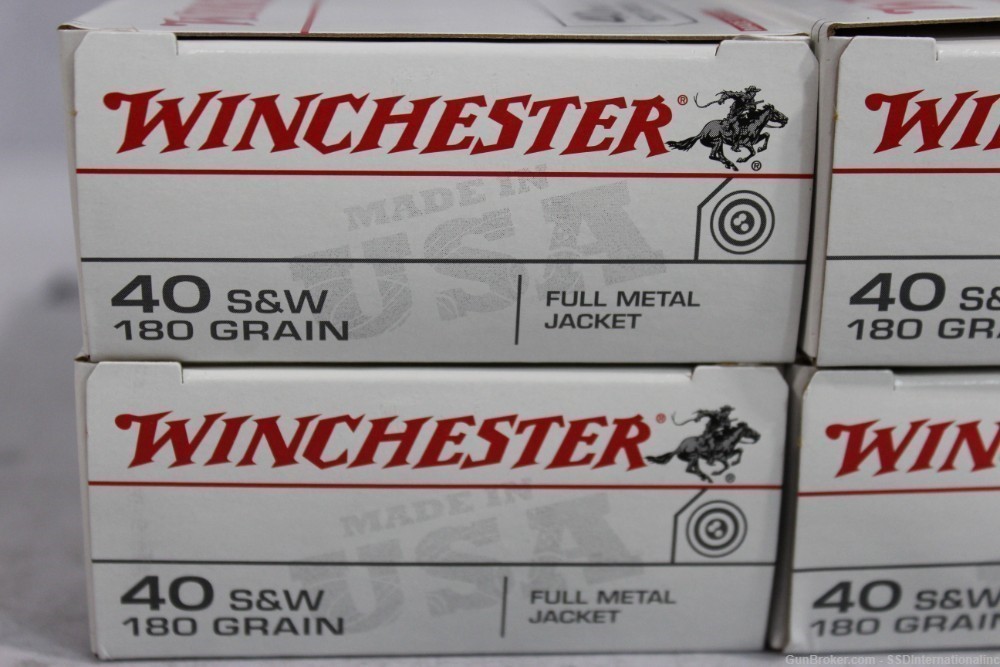 Winchester 40S&W 180gr Q4238 .40 s&w Adult Signature Required!-img-1