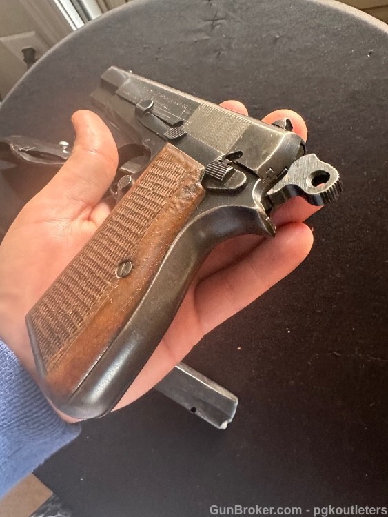 German Occupation Browning High-Power Semi Automatic Pistol 9mm-img-25