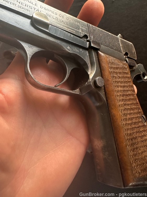German Occupation Browning High-Power Semi Automatic Pistol 9mm-img-19