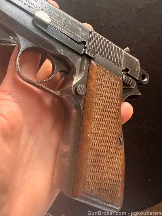 German Occupation Browning High-Power Semi Automatic Pistol 9mm-img-16