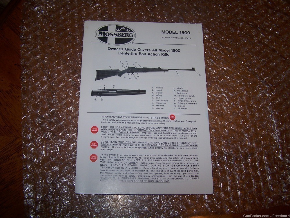 Mossberg 1500 Rifle Manual-img-0