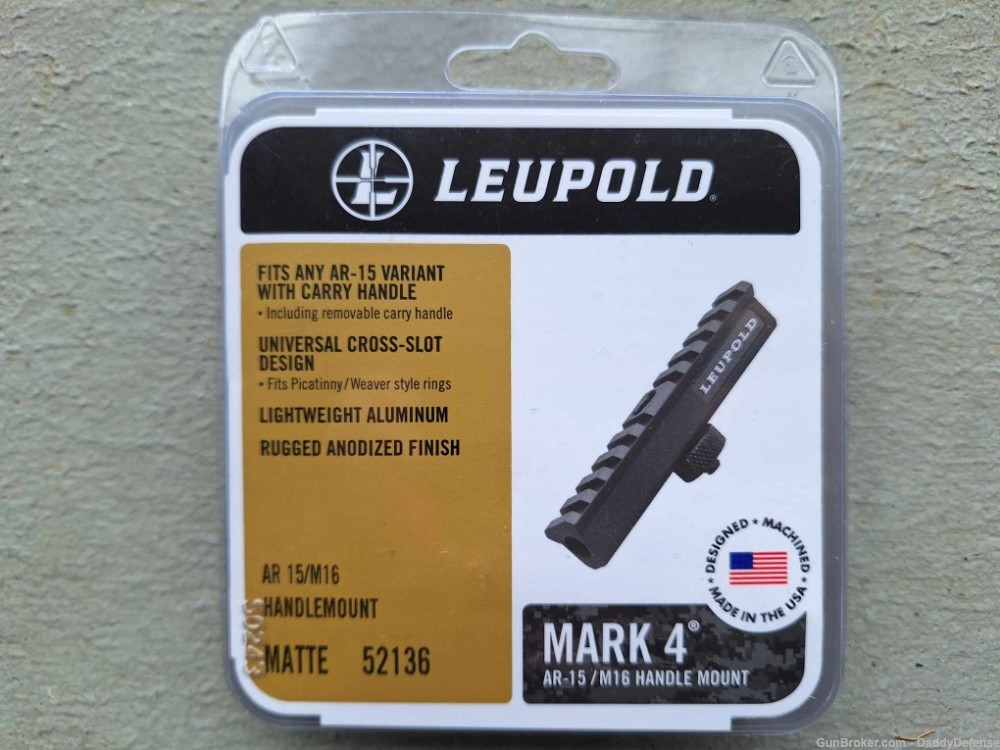 Leopold Mark 4 AR-15 / M16 Carry Handle Mount-img-1