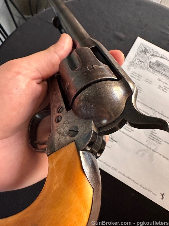 Antique 1897 - Colt Single Action Army Revolver.44-40 cal., 7.5" barrel-img-21