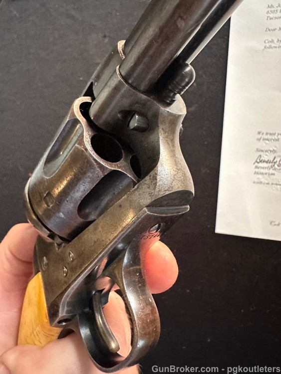 Antique 1897 - Colt Single Action Army Revolver.44-40 cal., 7.5" barrel-img-15
