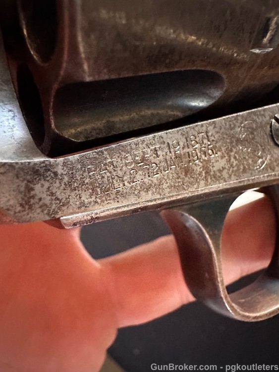 Antique 1897 - Colt Single Action Army Revolver.44-40 cal., 7.5" barrel-img-18