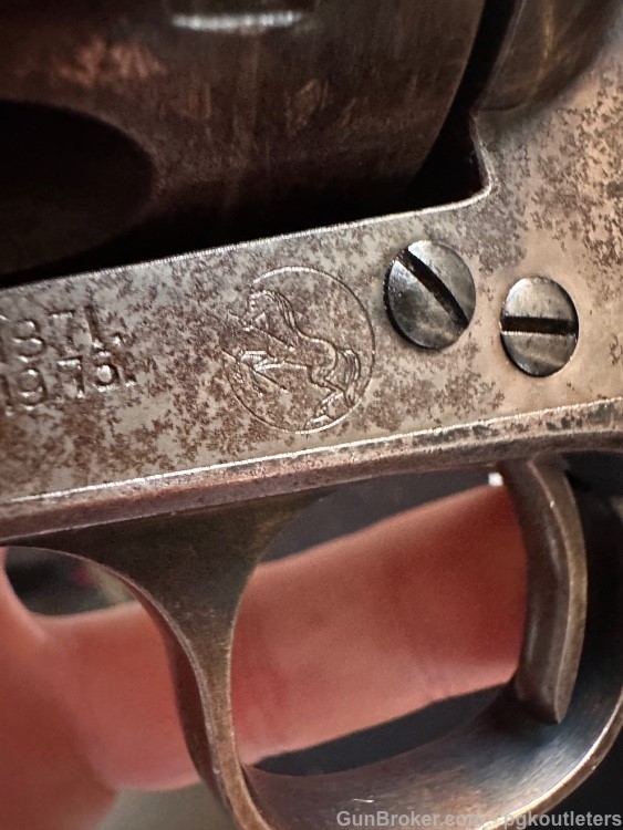 Antique 1897 - Colt Single Action Army Revolver.44-40 cal., 7.5" barrel-img-19