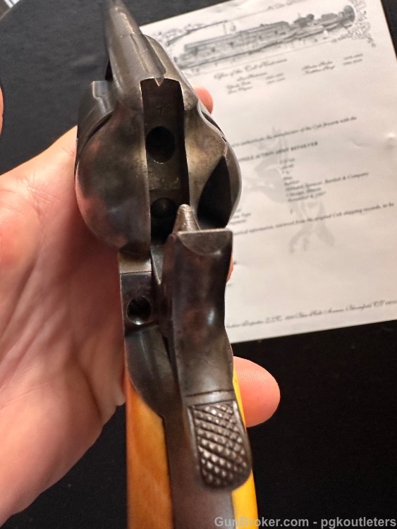 Antique 1897 - Colt Single Action Army Revolver.44-40 cal., 7.5" barrel-img-27