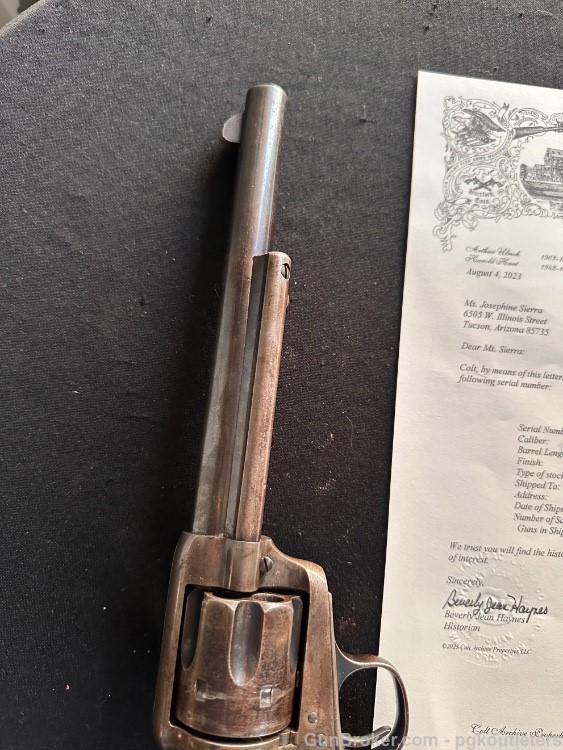 Antique 1897 - Colt Single Action Army Revolver.44-40 cal., 7.5" barrel-img-5